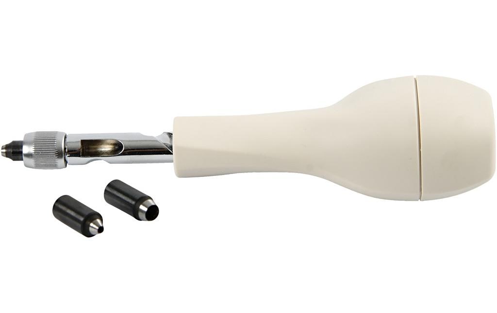 Creativ Company Schraublochstanzer mit 3 Aufsätzen