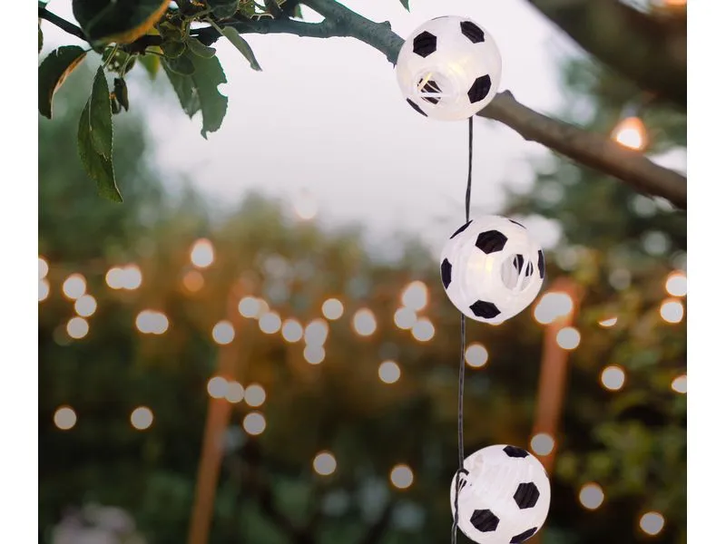Näve Lichterkette LED Solar Fussball 20 LEDs, 580 cm, Näve Lichterkette LED Solar Fussball 20 LEDs, 580 cm,