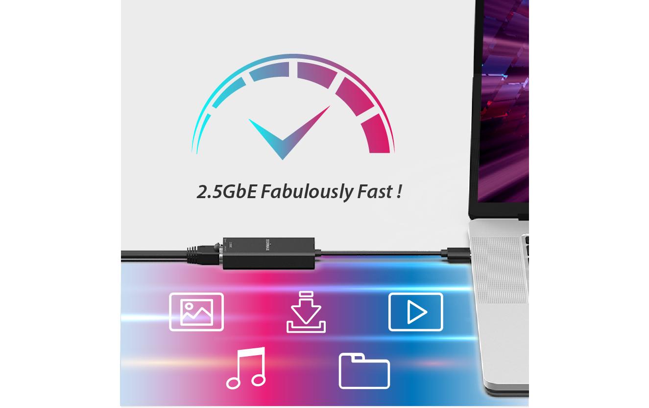 Edimax Netzwerk-Adapter EU-4307 V2 USB 3.1 Typ-C