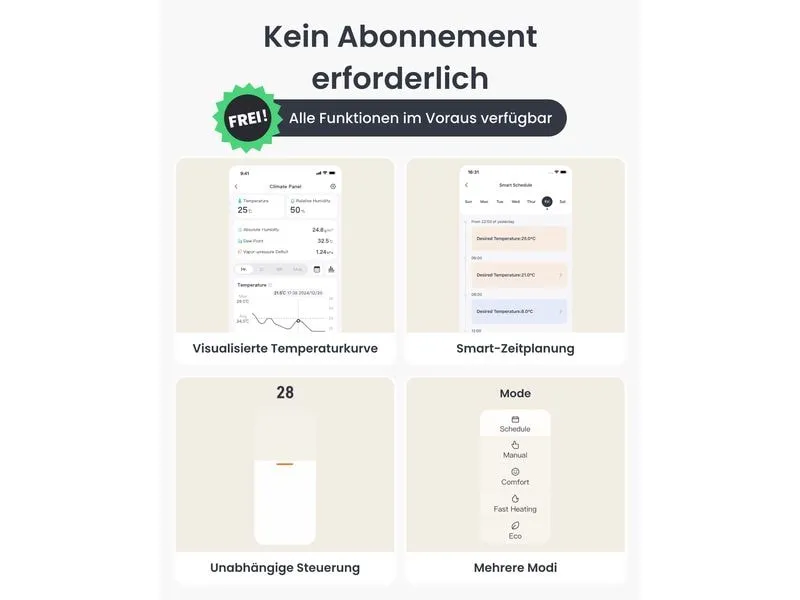 SwitchBot Smartes Heizkörperthermostat Weiss SwitchBot Smartes Heizkörperthermostat Weiss
