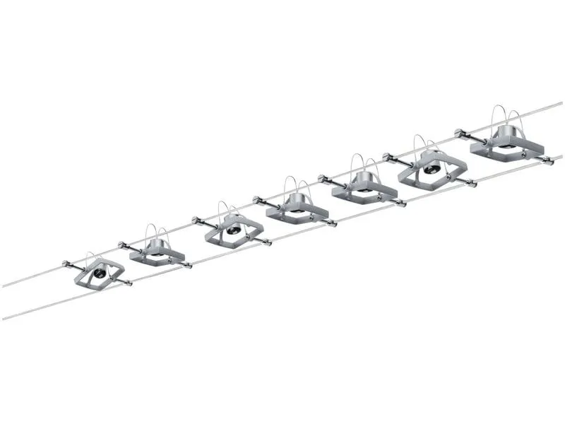 Paulmann Seilsystem Mac II Basisset GU5.3 max. 7 x 10 W Paulmann Seilsystem Mac II Basisset GU5.3 max. 7 x 10 W