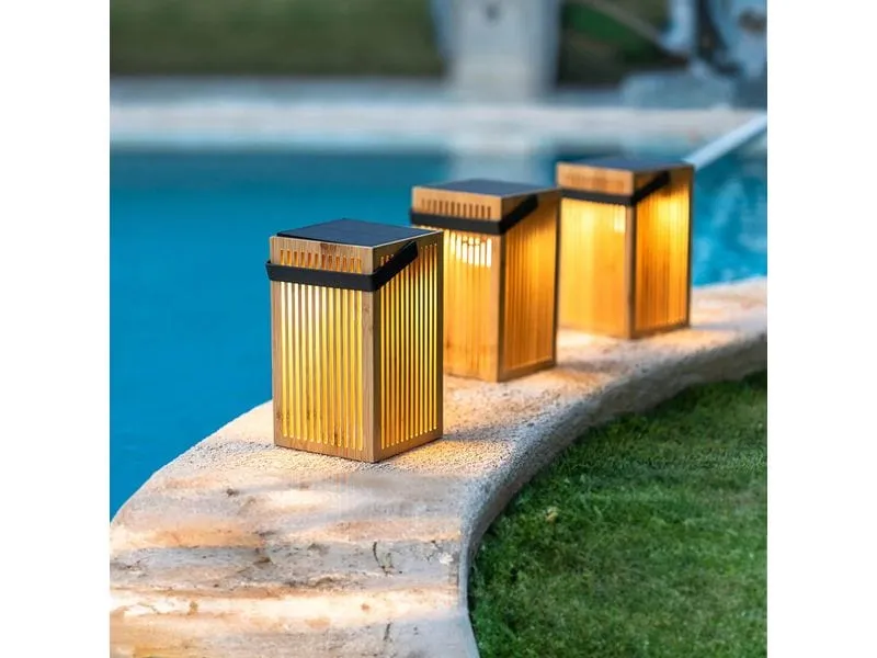 new Garden Okinawa Lantern kabellose, tragbare Laterne Braun new Garden Okinawa Lantern kabellose, tragbare Laterne Braun