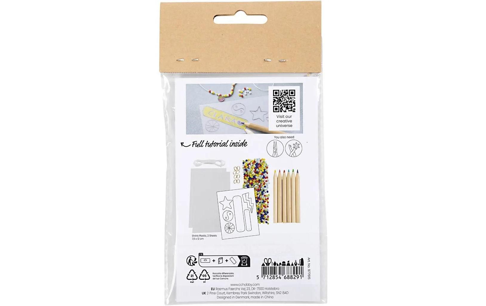 Creativ Company Schmuck Bastelset Armbänder mit Schrumpffolie Creativ Company Schmuck Bastelset Armbänder mit Schrumpffolie