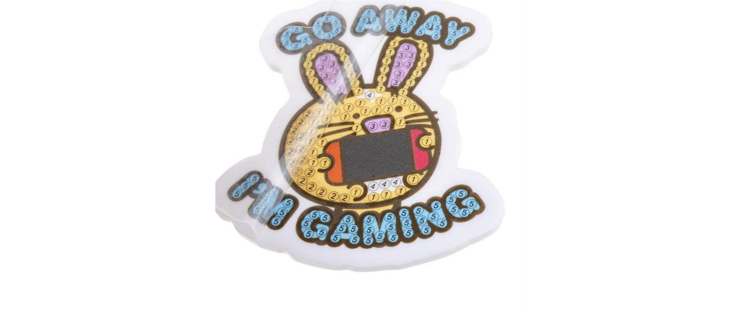 CRAFT Buddy Go Away I'm Gaming, Crystal Art Rucksack Anhänger