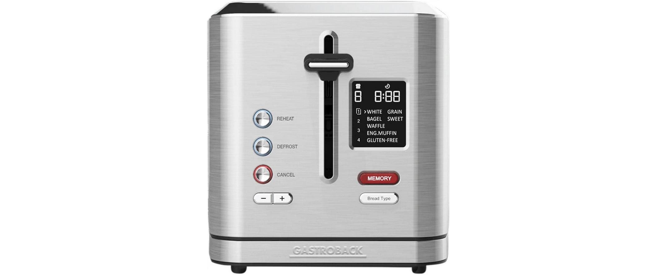 Gastroback Toaster Digital 2S Silber