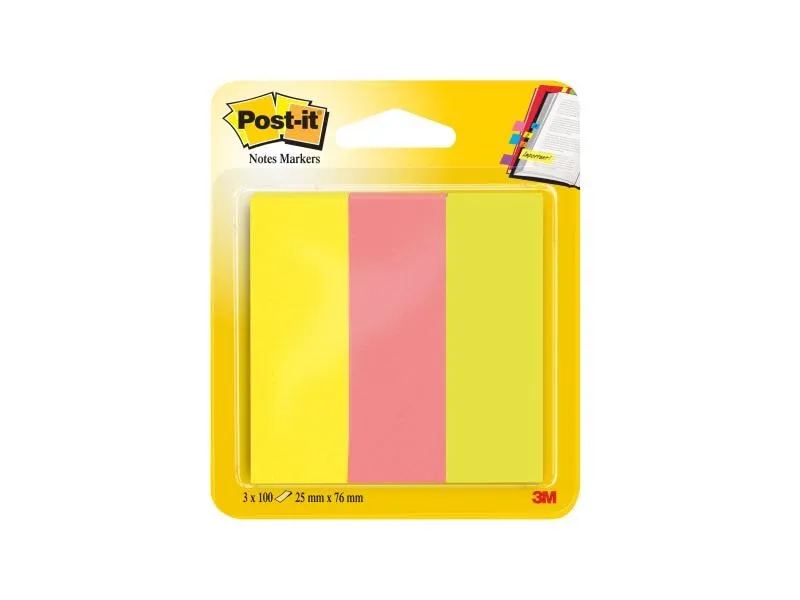 Post-it Page Marker Post-it Index aus Papier 3 x 100 Stück Post-it Page Marker Post-it Index aus Papier 3 x 100 Stück
