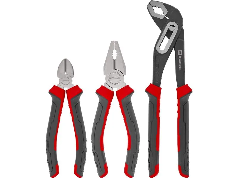 Einhell Zangenset 3-tlg. Chrom-Vanadium-Stahl 180 / 250 mm Einhell Zangenset 3-tlg. Chrom-Vanadium-Stahl 180 / 250 mm