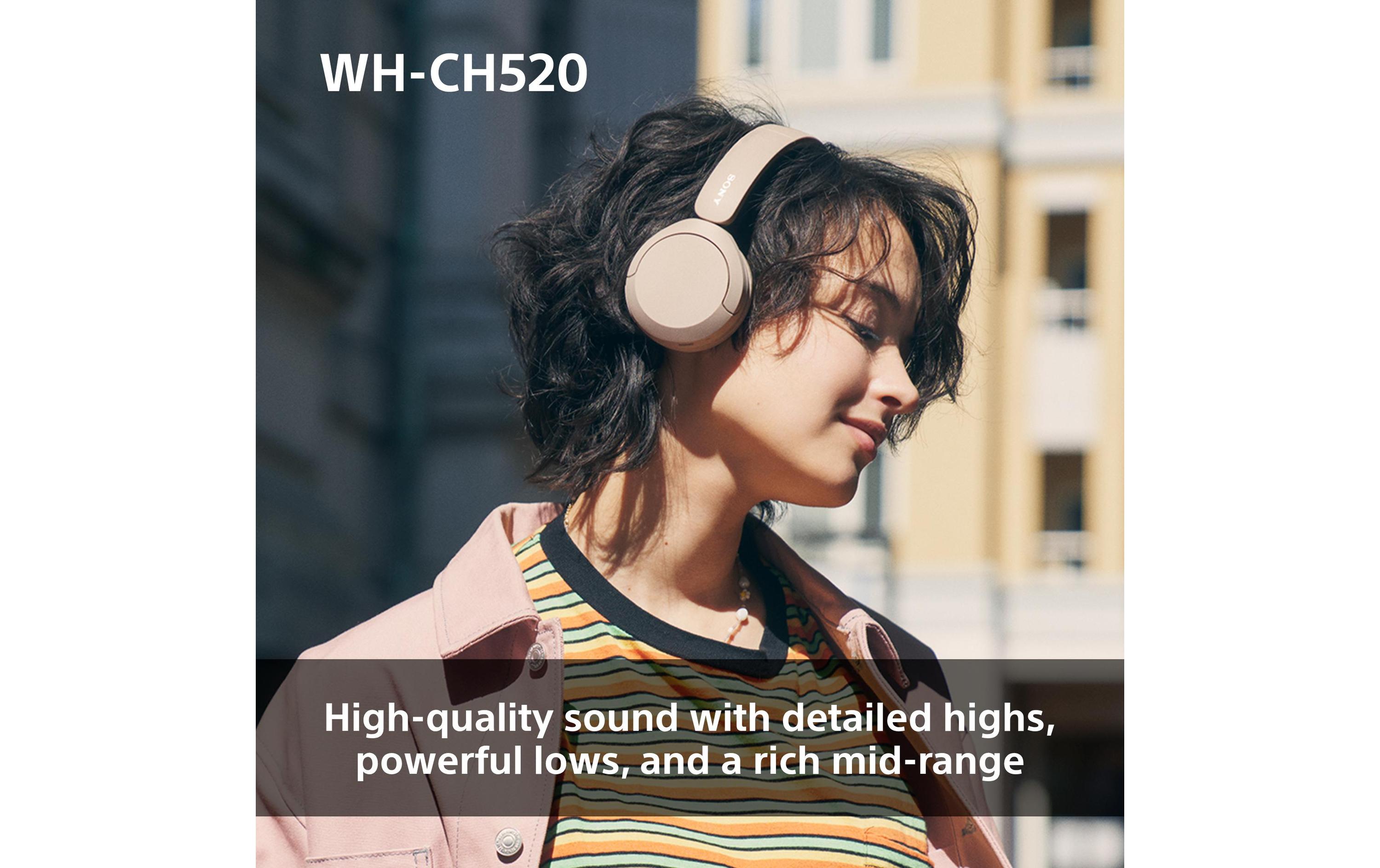 Sony Wireless On-Ear-Kopfhörer WH-CH520 Gelb