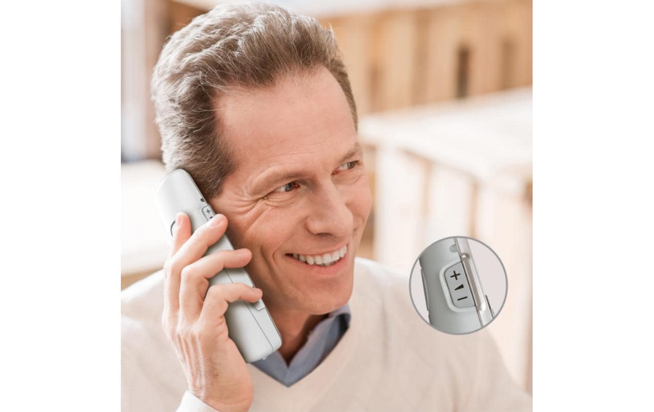 Panasonic Schnurlostelefon KX-TGE250SLN Champagner Panasonic Schnurlostelefon KX-TGE250SLN Champagner