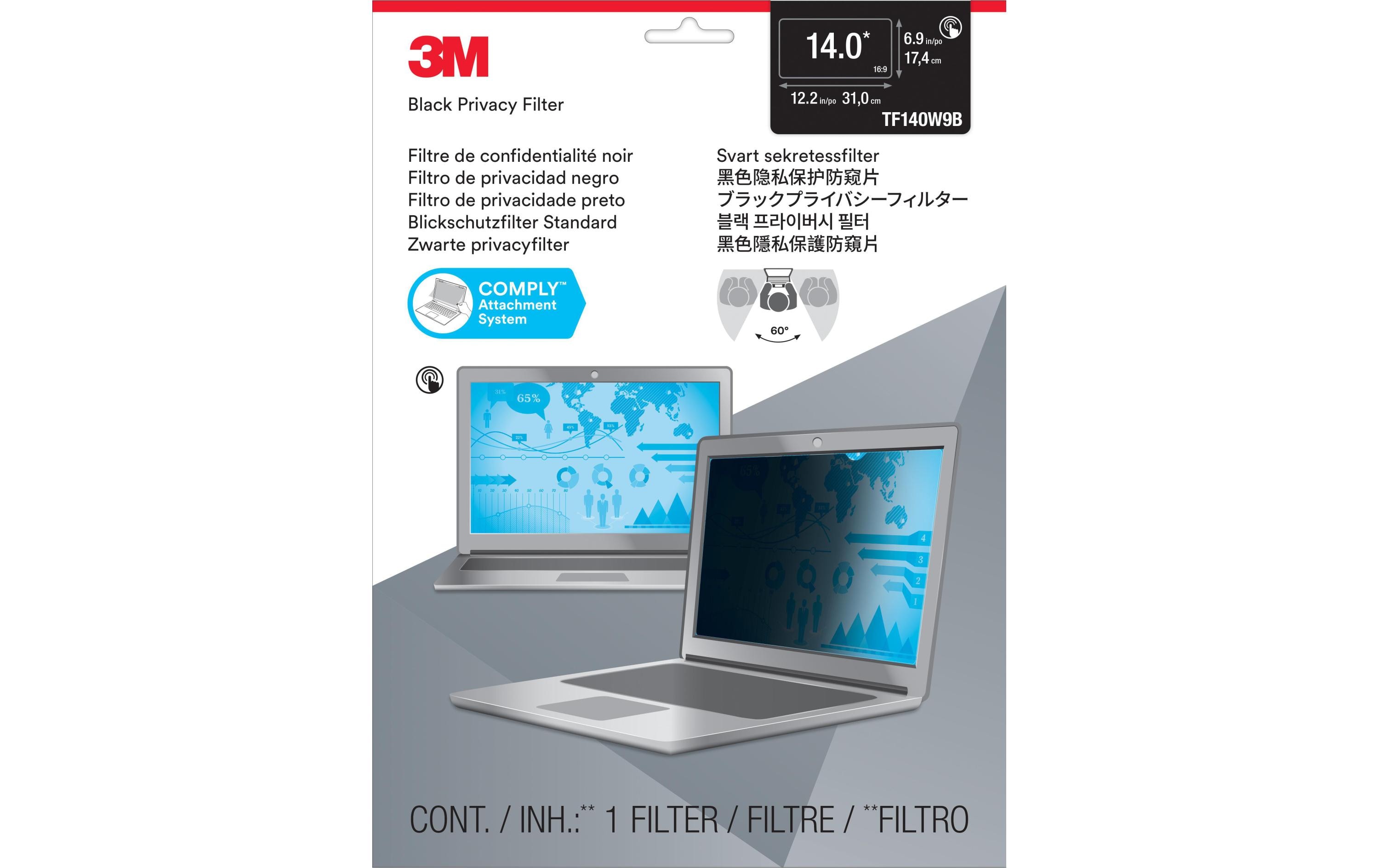 3M Bildschirmfolie Touch Privacy 15.6 / 16:9