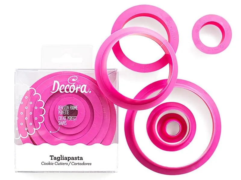 Decora Guetzli-Ausstecher-Set 6 Stück, Kreis Decora Guetzli-Ausstecher-Set 6 Stück, Kreis
