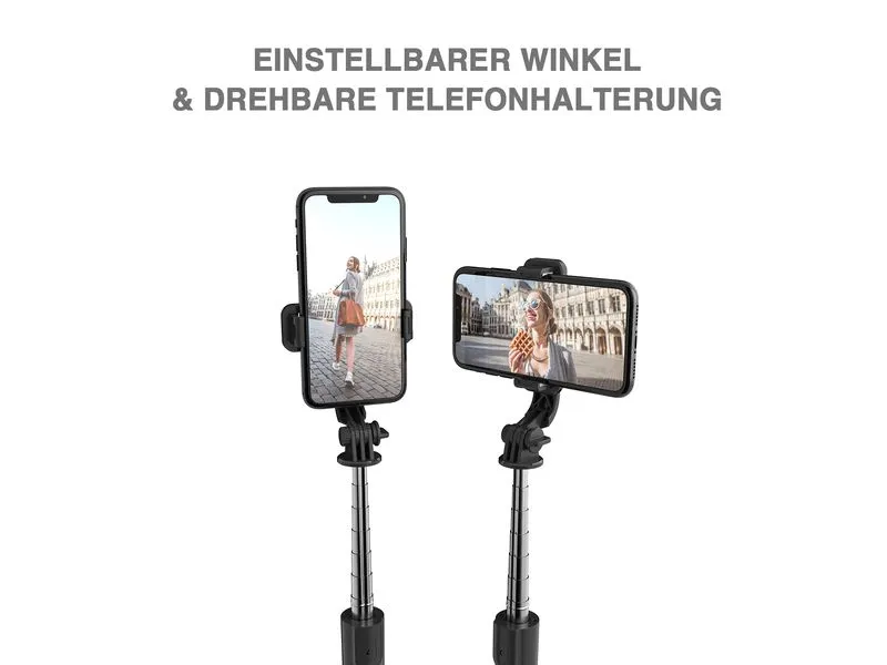 4smarts Smartphone-Stativ mit Wireless-Fernauslöser, Schwarz 4smarts Smartphone-Stativ mit Wireless-Fernauslöser, Schwarz