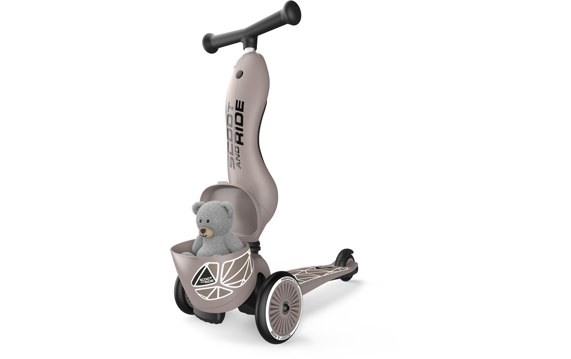 Scoot and Ride Scooter Brown lines Braun