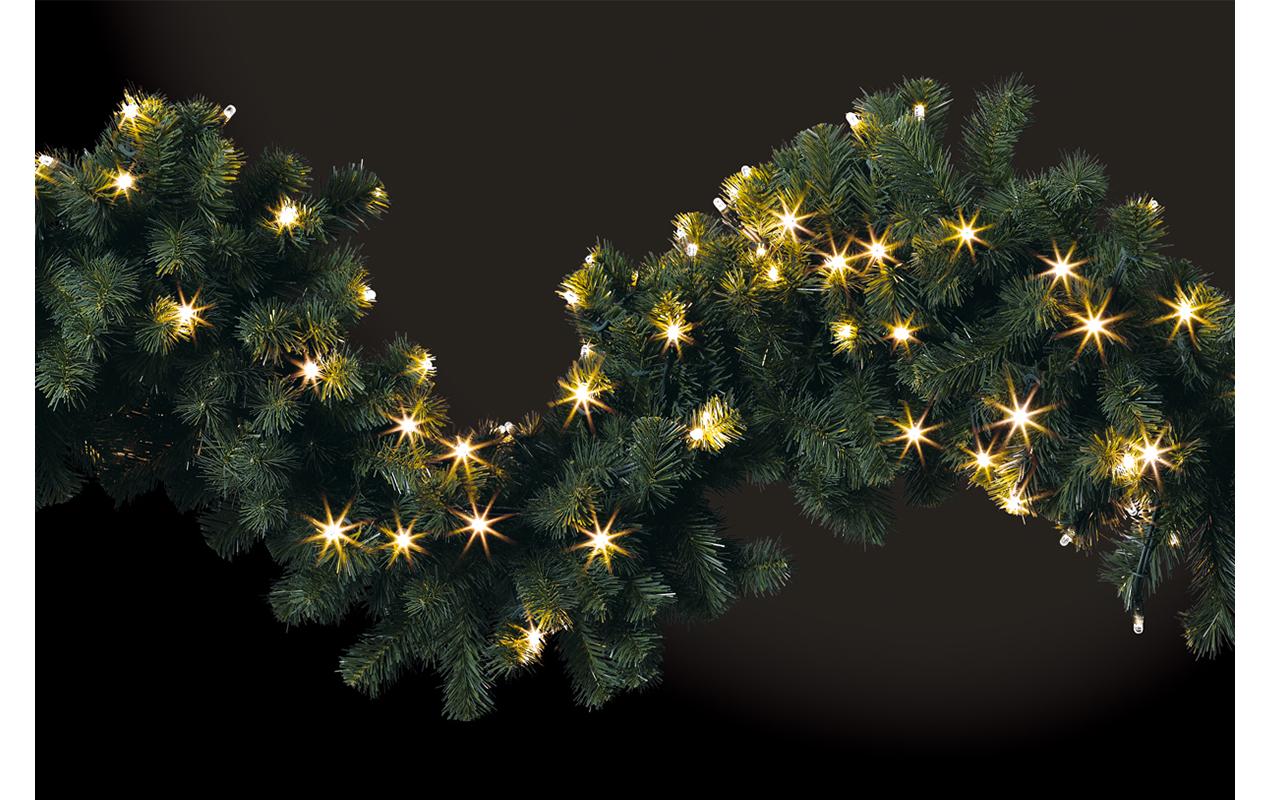 STT Girlande LED Green Garland 160, 2.7 m