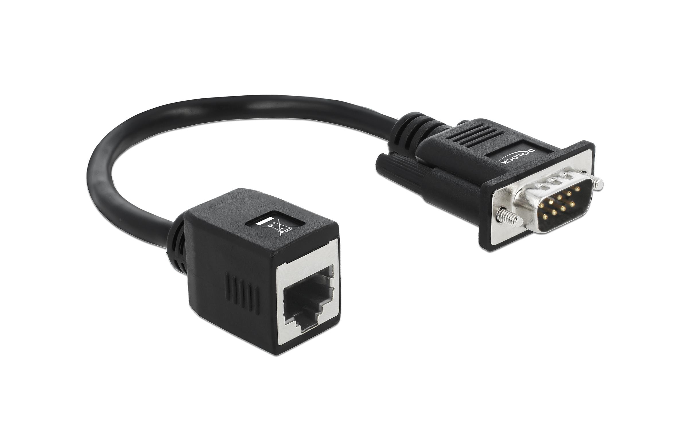 Delock Netzwerk-Adapter RS232/422/485 Stecker – LAN Ethernet Delock Netzwerk-Adapter RS232/422/485 Stecker – LAN Ethernet