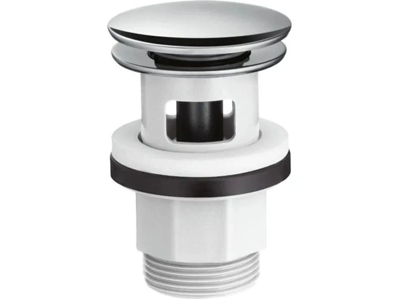 hansgrohe Ablaufgarnitur PUSH-OPEN Kunststoff Chrom G 1 1/4 hansgrohe Ablaufgarnitur PUSH-OPEN Kunststoff Chrom G 1 1/4