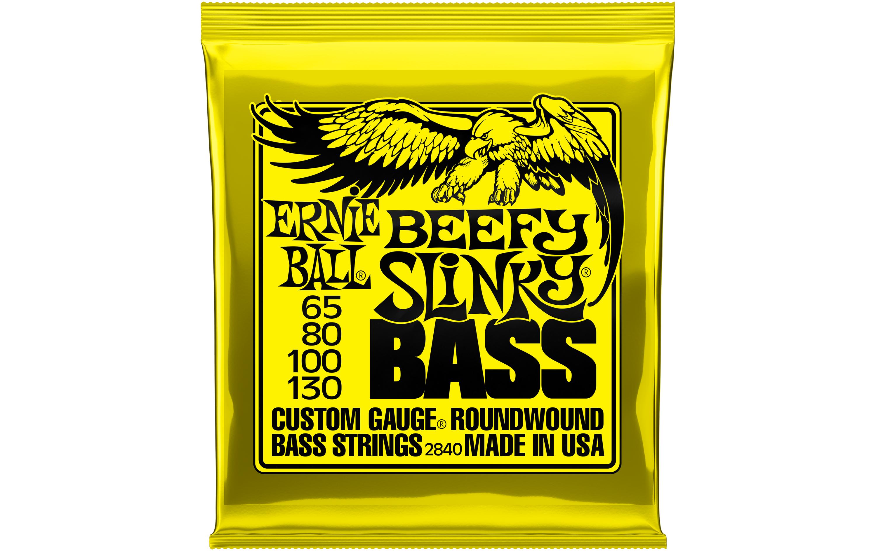Ernie Ball Basssaiten 2840 Slinky Bass – Beefy 65-130