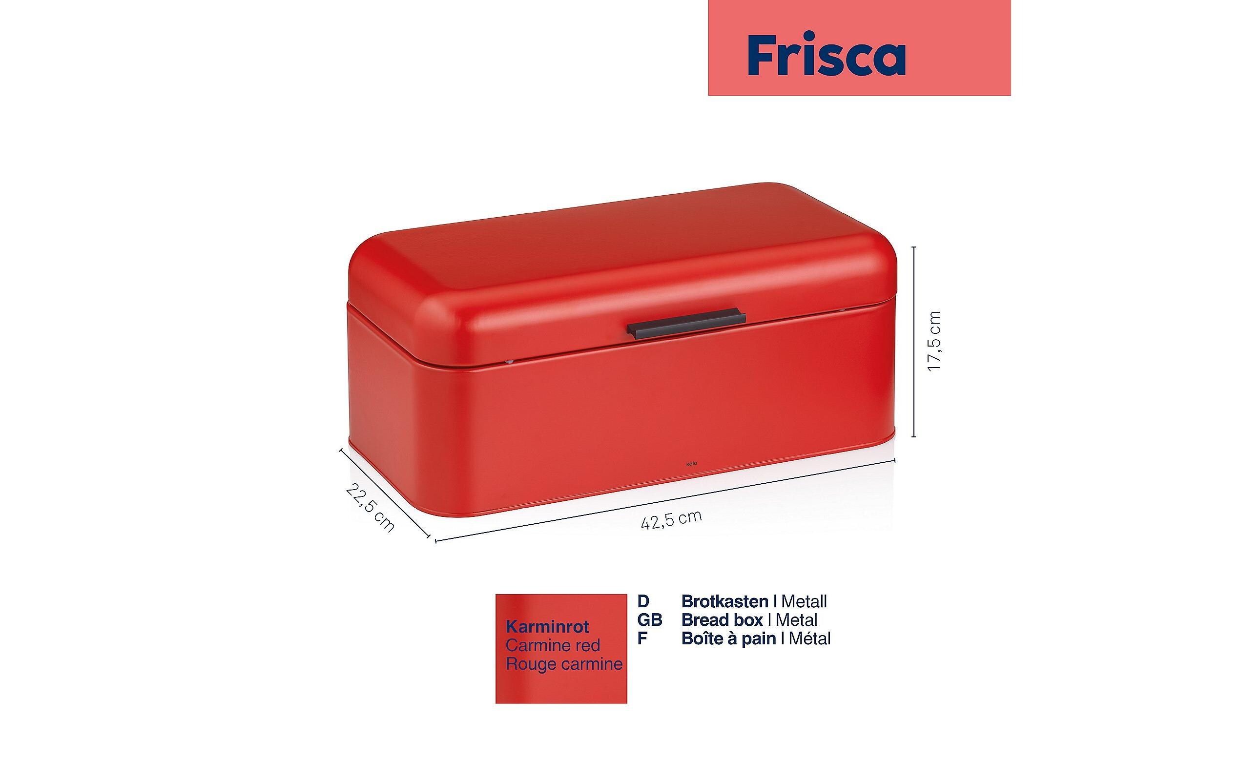Kela Brotkasten Frisca Gross, Rot