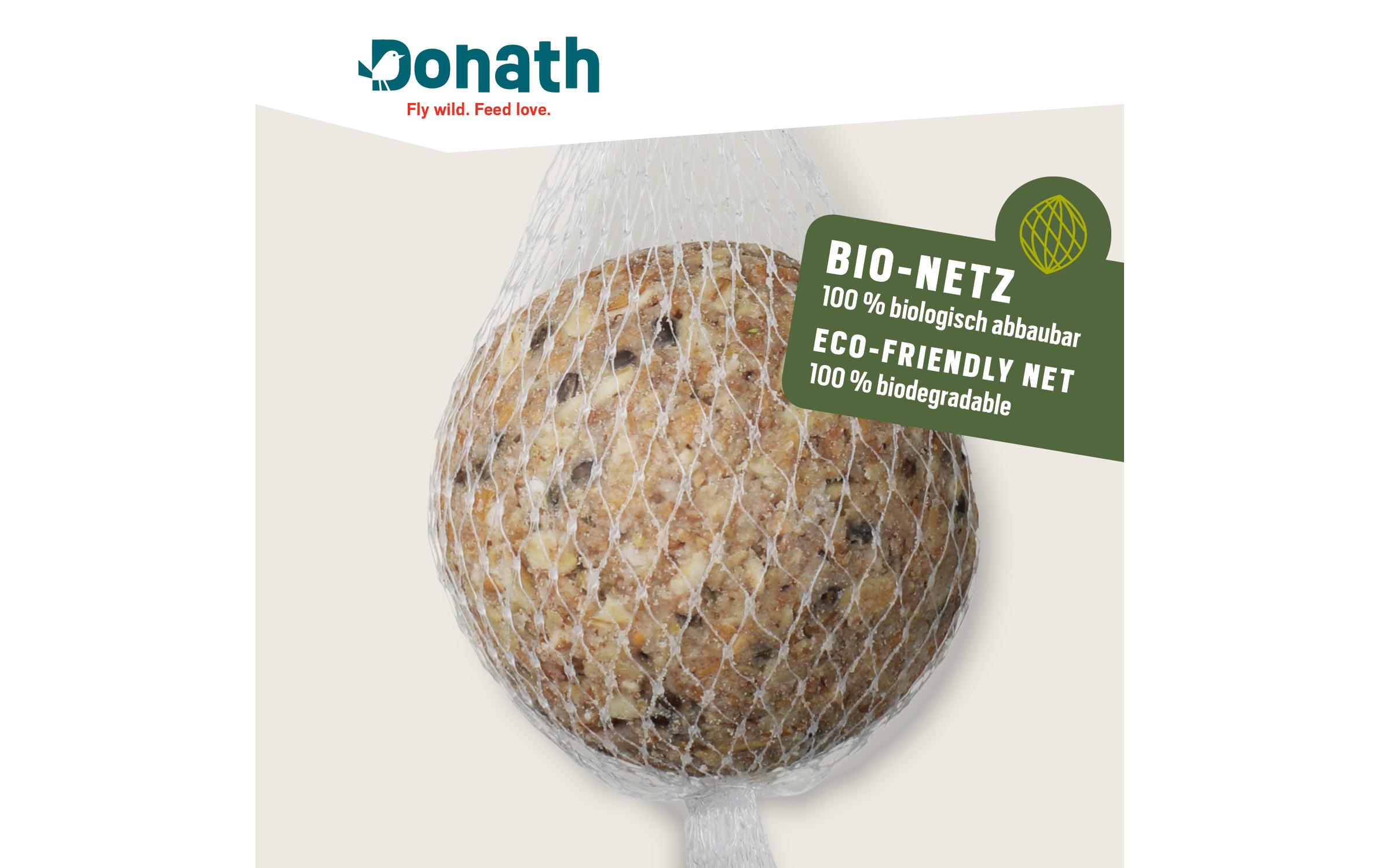 Donath Wintervogelfutter Energie Knödel Hanf, 6 x 100 g Donath Wintervogelfutter Energie Knödel Hanf, 6 x 100 g