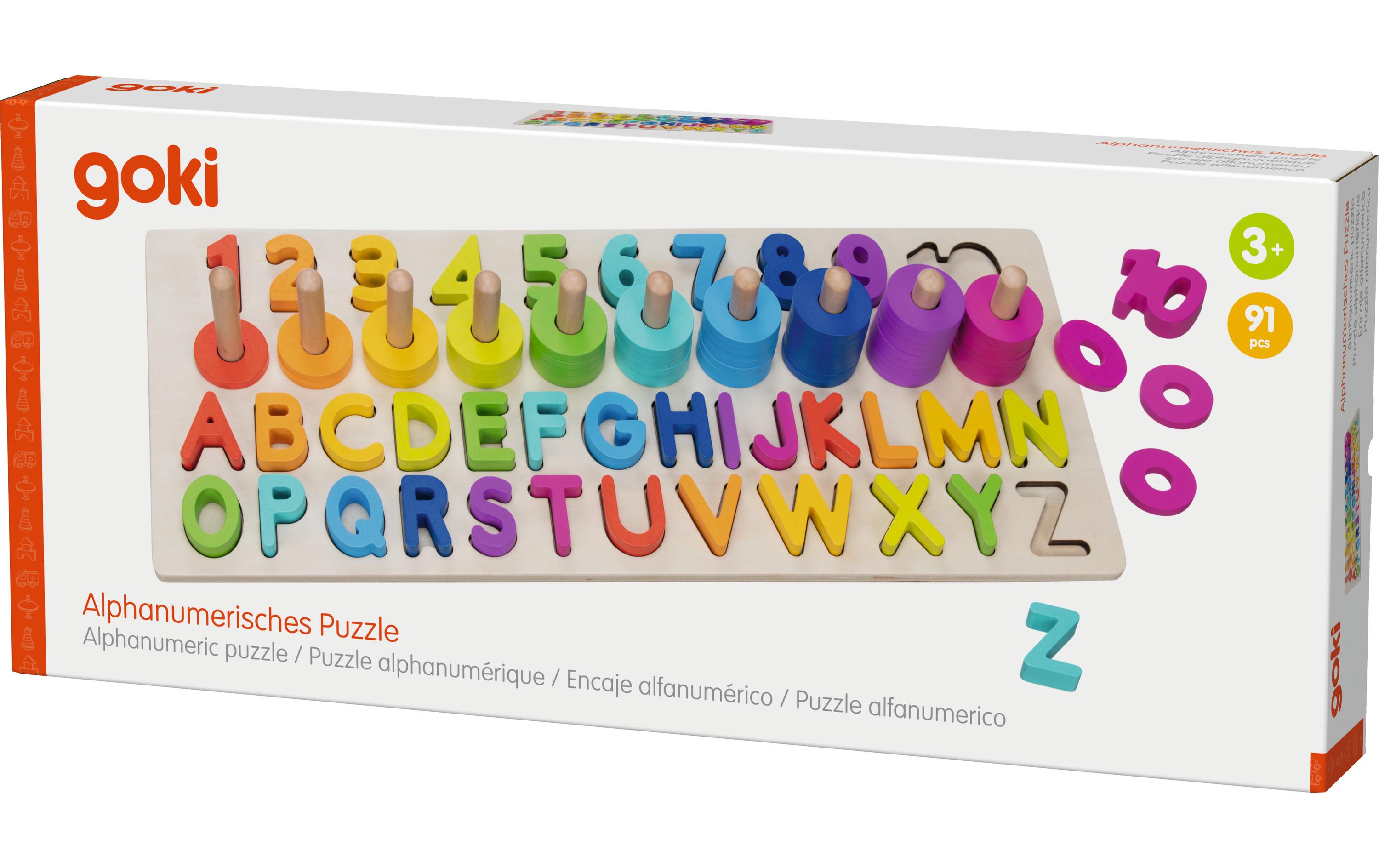 Goki Alphanumerisches Puzzle Goki Alphanumerisches Puzzle
