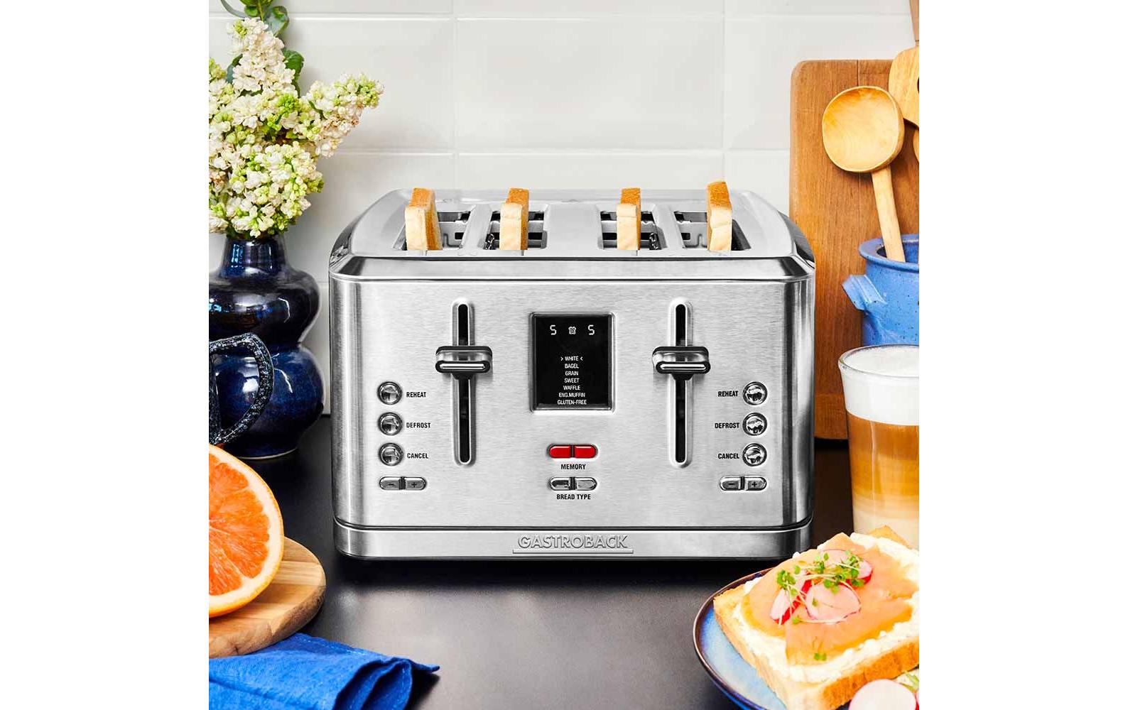 Gastroback Toaster Digital 4S Silber