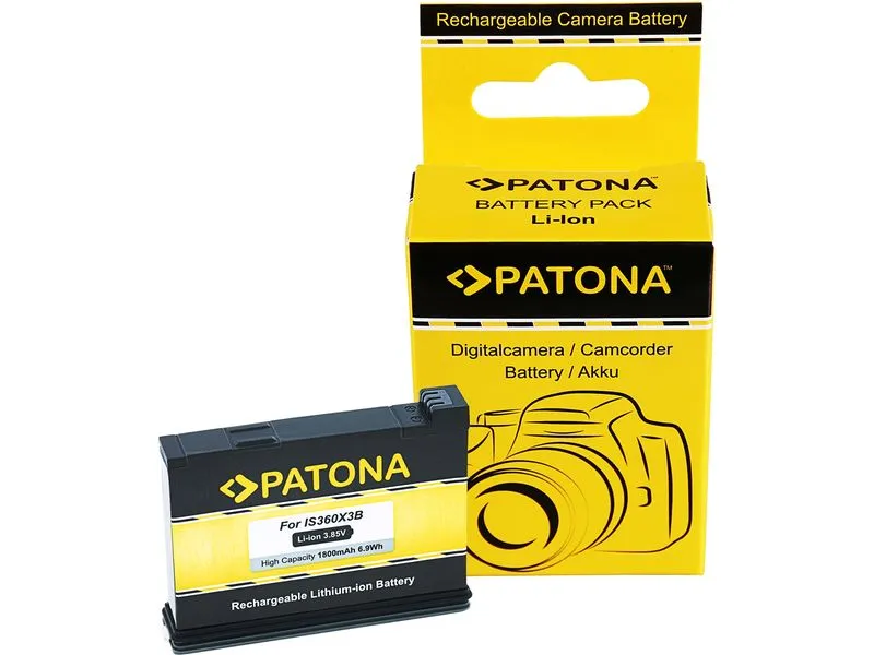 Patona Digitalkamera-Akku für Insta360 X3 CINAQBT/A Patona Digitalkamera-Akku für Insta360 X3 CINAQBT/A