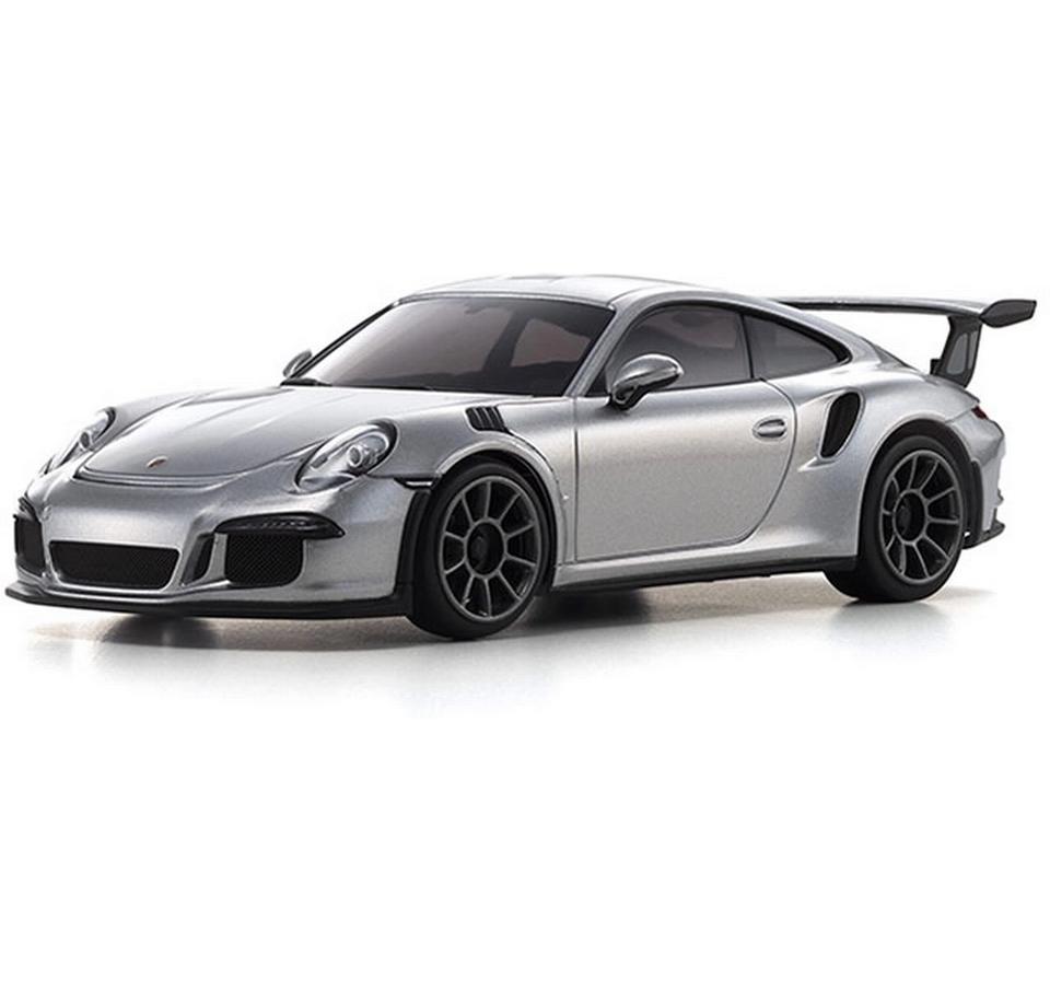 Kyosho Mini-Z Porsche 911 GT3 RS, Silber 1:27 Readyset Kyosho Mini-Z Porsche 911 GT3 RS, Silber 1:27 Readyset