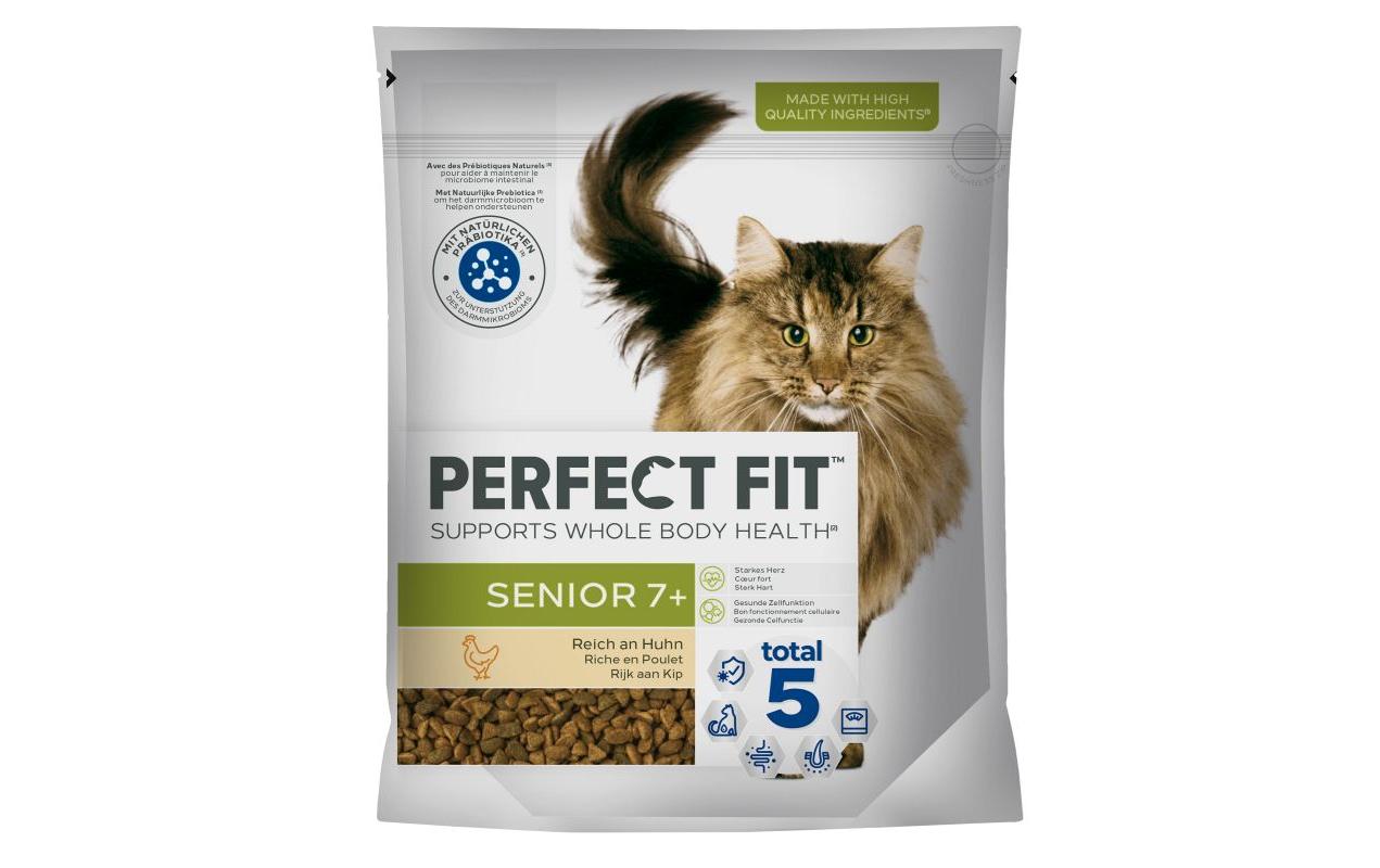 Perfect Fit Trockenfutter Cat Senior 7+ mit Huhn, 750 g