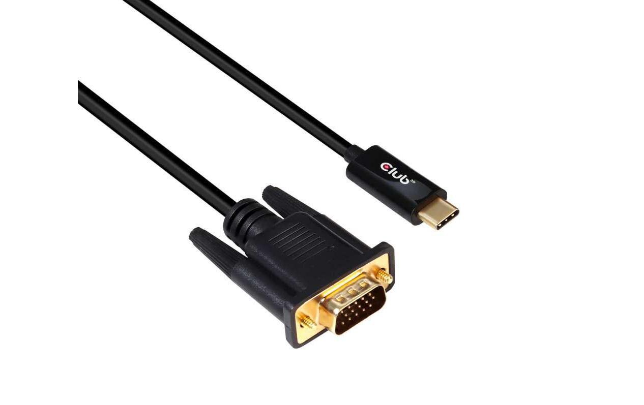 Club 3D Kabel USB Type-C - VGA, 5 m, Aktiv