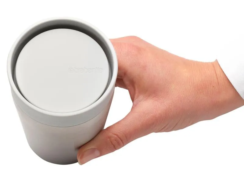 Brabantia Thermobecher Make & Take 200 ml, Hellgrau/Silber Brabantia Thermobecher Make & Take 200 ml, Hellgrau/Silber
