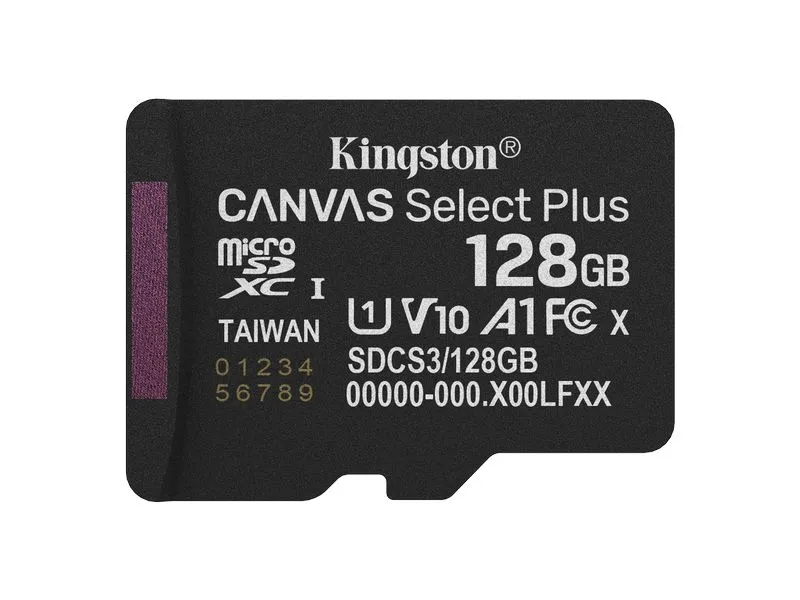 Kingston microSDXC-Karte Canvas Select Plus Gen3 128 GB Kingston microSDXC-Karte Canvas Select Plus Gen3 128 GB