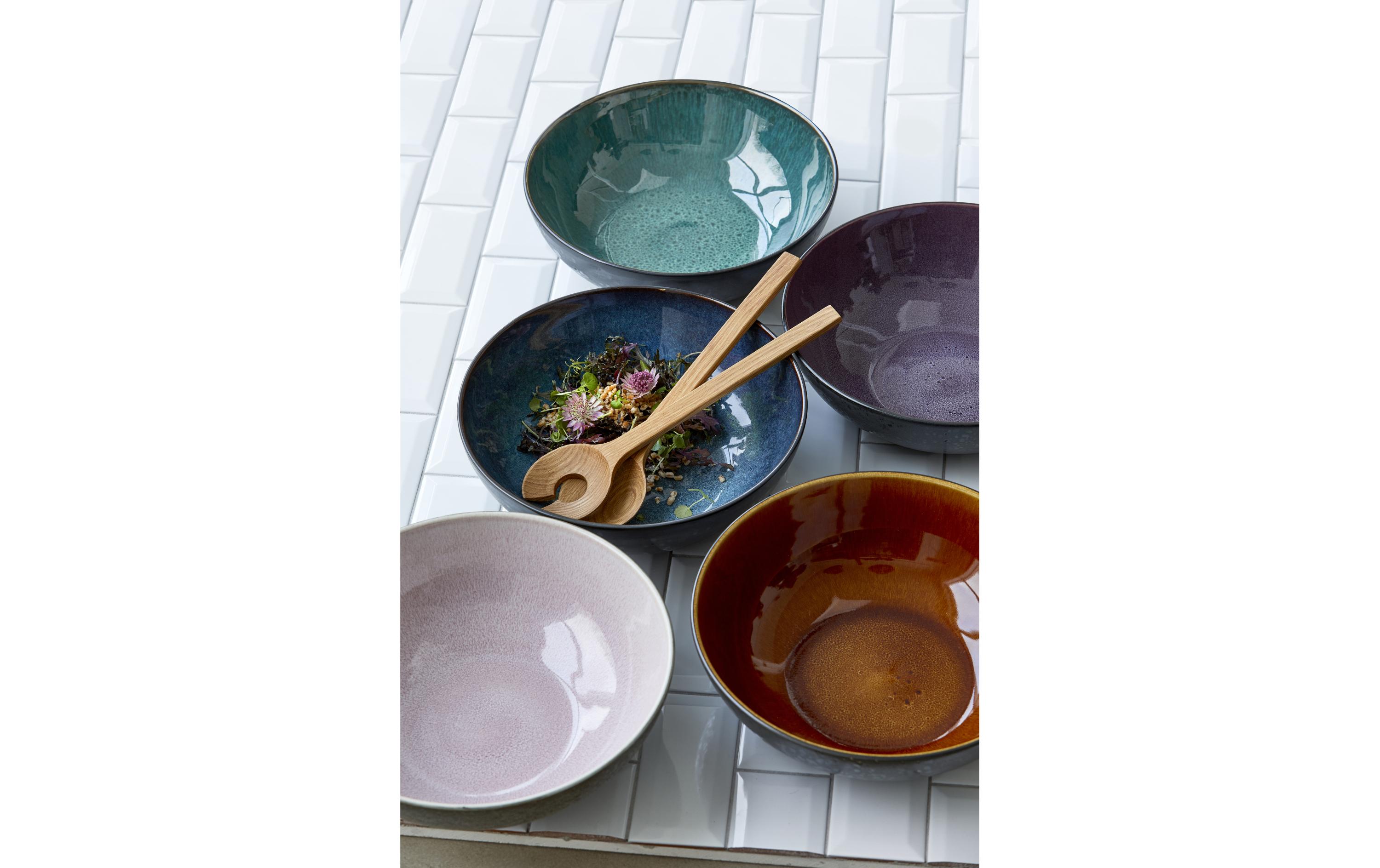 Bitz Salatbesteck Eichenholz