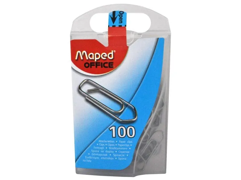 maped Büroklammer 25 mm 100 Stück maped Büroklammer 25 mm 100 Stück