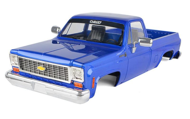 RC4WD Karosserie Chevrolet K10 Scottsdale Komplettset - Blau RC4WD Karosserie Chevrolet K10 Scottsdale Komplettset - Blau