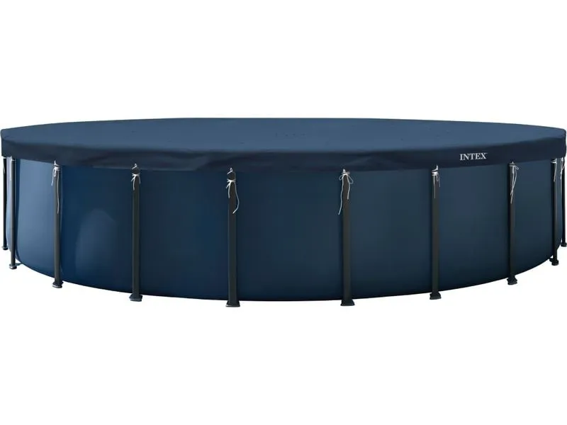 Intex Pool-Abdeckplane Allwetter-Deluxe 7.3 m x 20 cm, Dunkelblau Intex Pool-Abdeckplane Allwetter-Deluxe 7.3 m x 20 cm, Dunkelblau