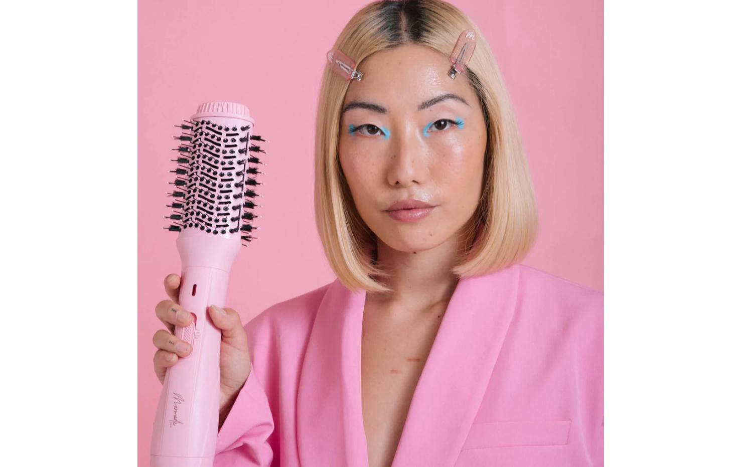 Mermade Warmluftbürste Blow Dry Brush Pink
