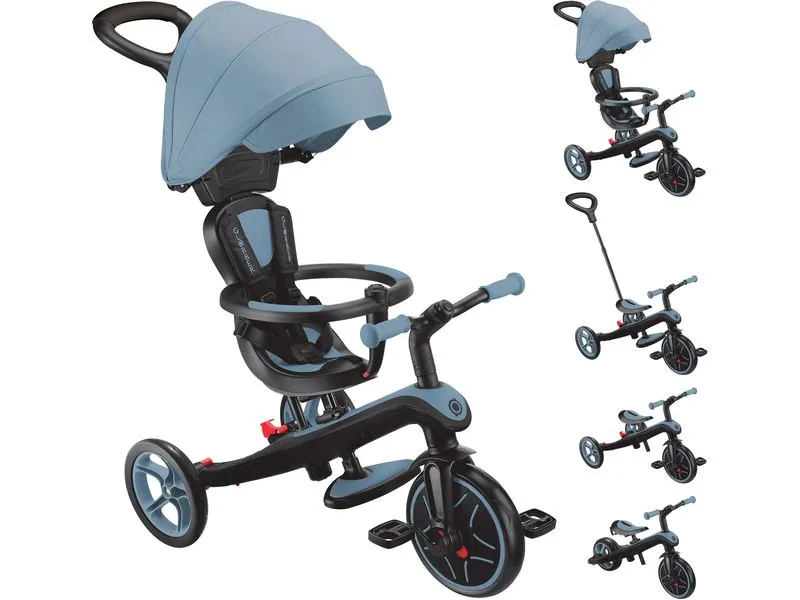GLOBBER Explorer Trike 4 in 1 Dreirad blau Explorer Trike 4 in 1 GLOBBER Explorer Trike 4 in 1 Dreirad blau Explorer Trike 4 in 1