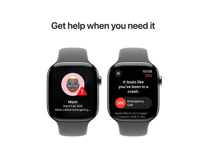Apple Watch Series 10 46 mm LTE Natural Titanium Sport Grau S/M Apple Watch Series 10 46 mm LTE Natural Titanium Sport Grau S/M
