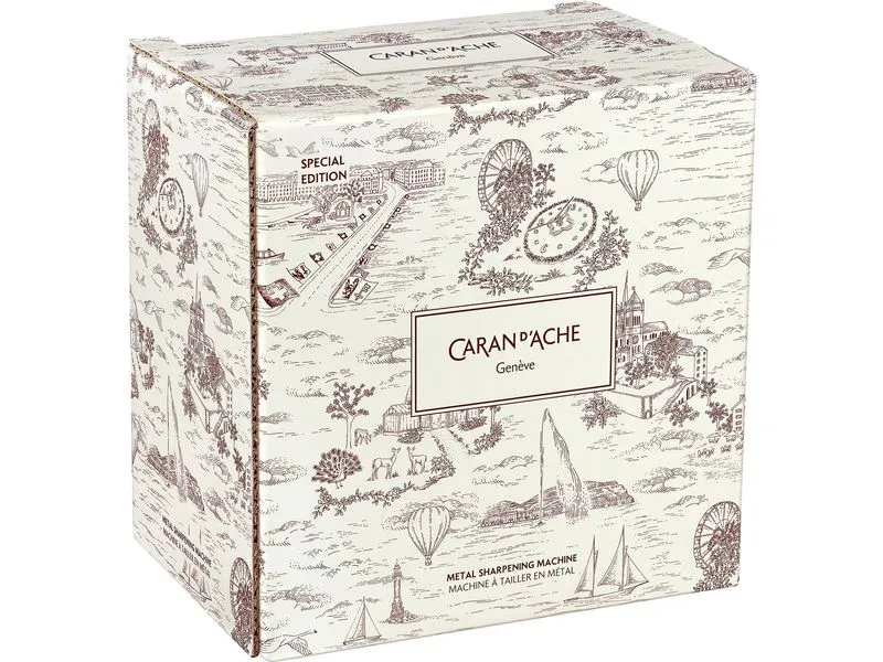 Caran d'Ache Toile de Jouy Geneva Edition Manuell, Bordeaux/Gold Caran d'Ache Toile de Jouy Geneva Edition Manuell, Bordeaux/Gold