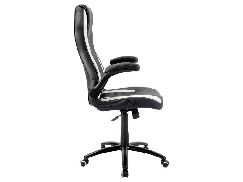 Racing Chairs Gaming-Stuhl CL-RC-BW-2 Schwarz/Weiss Racing Chairs Gaming-Stuhl CL-RC-BW-2 Schwarz/Weiss