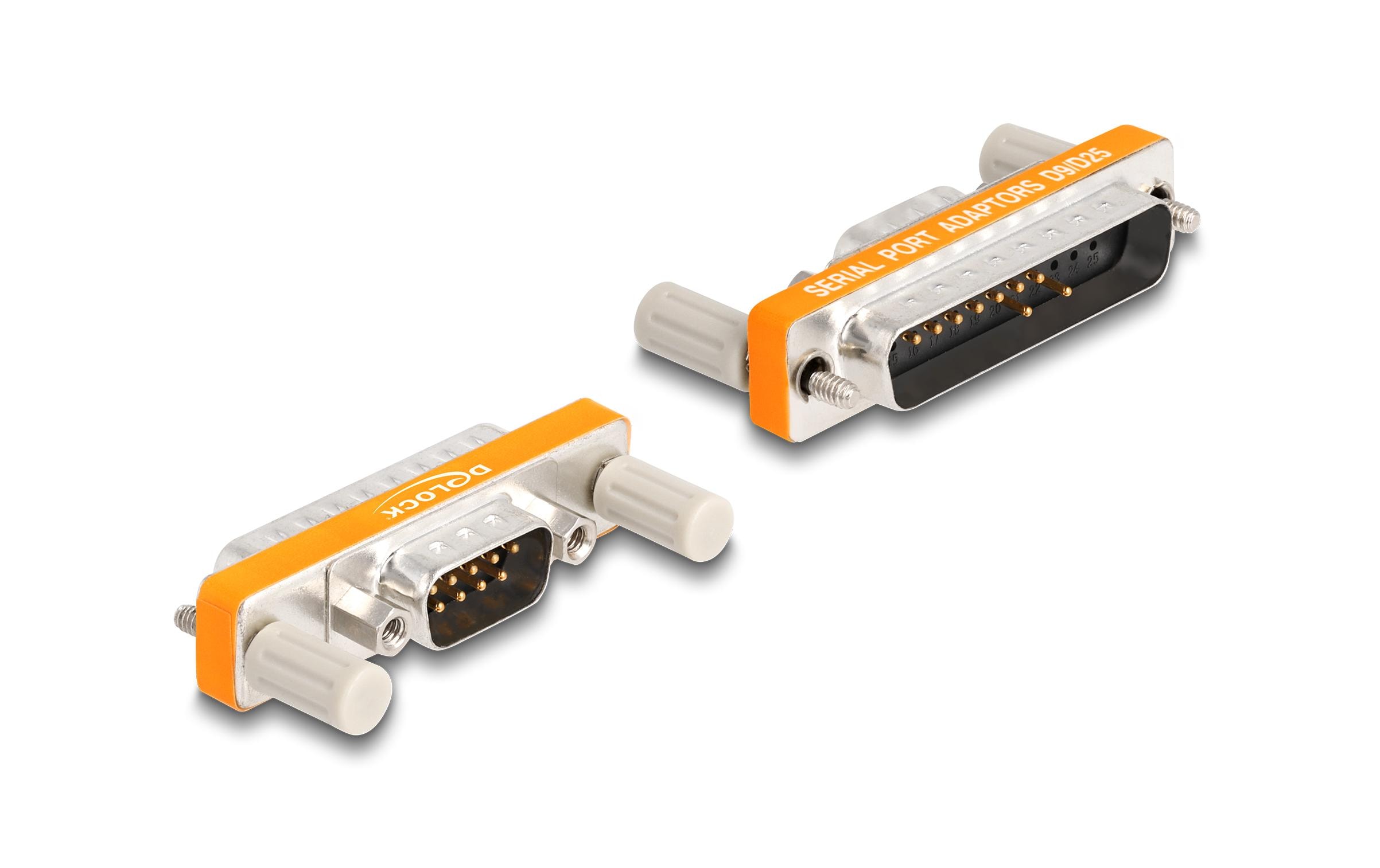 Delock Adapter D-Sub 9 Pin Stecker – D-Sub 25 Pin Stecker Delock Adapter D-Sub 9 Pin Stecker – D-Sub 25 Pin Stecker