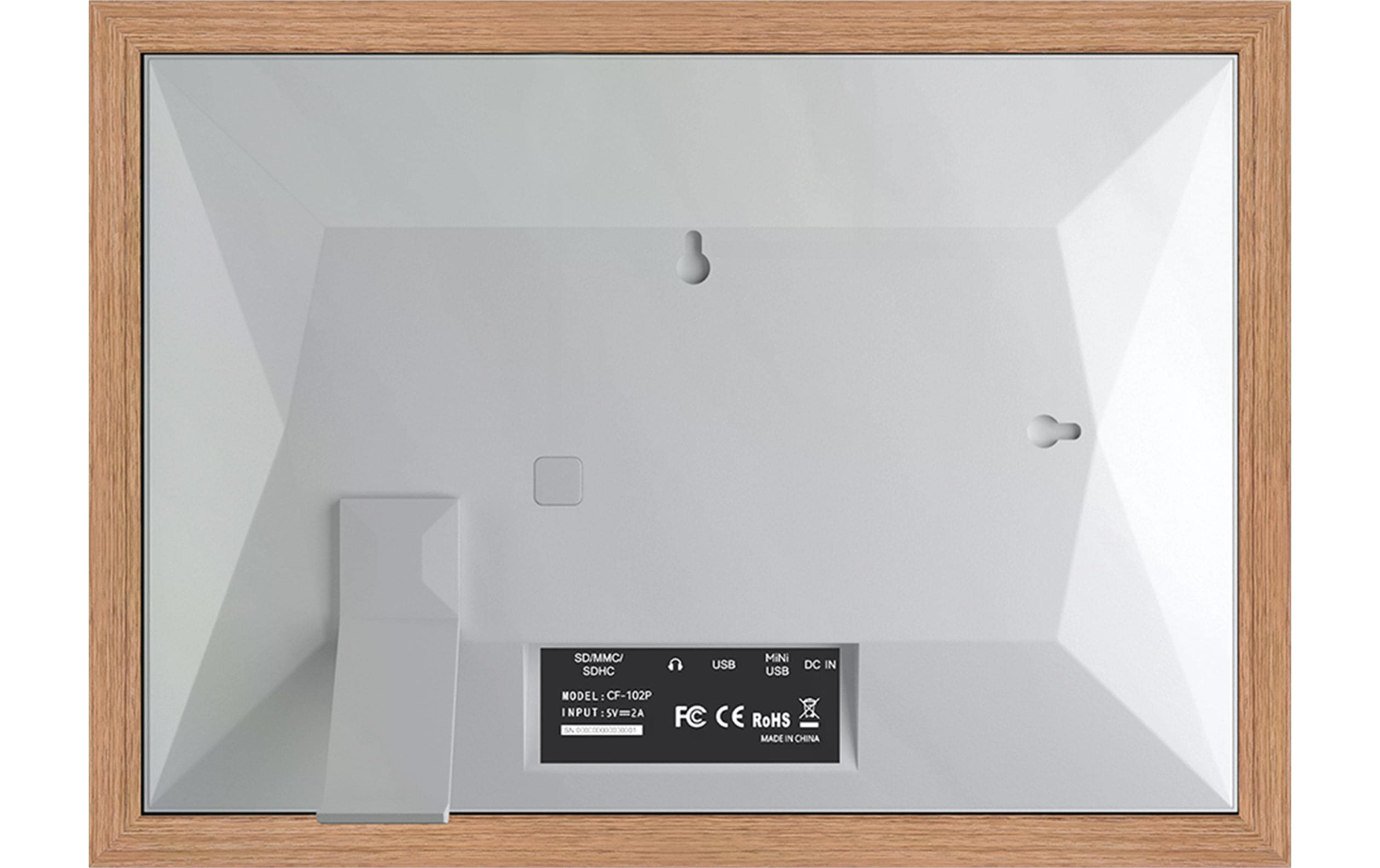 Kodak Digitaler Bilderrahmen RCF-1012W 10 WiFi Hellbraun; Weiss