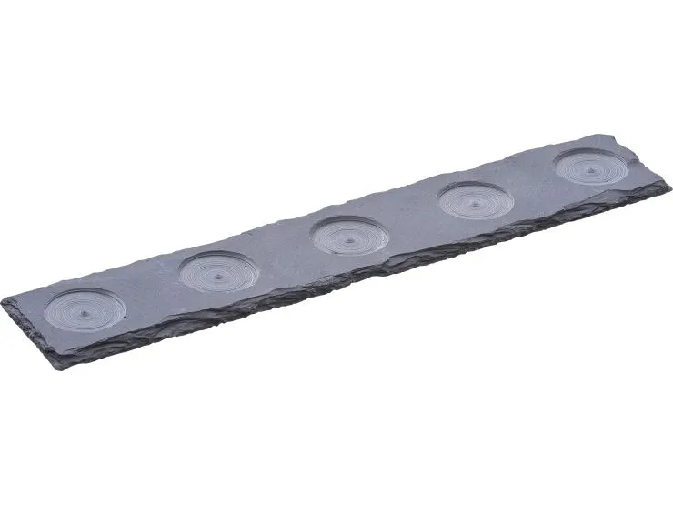 balthasar Kerzenhalter für 5 Teelichter 7 cm x 36 cm, Schwarz balthasar Kerzenhalter für 5 Teelichter 7 cm x 36 cm, Schwarz