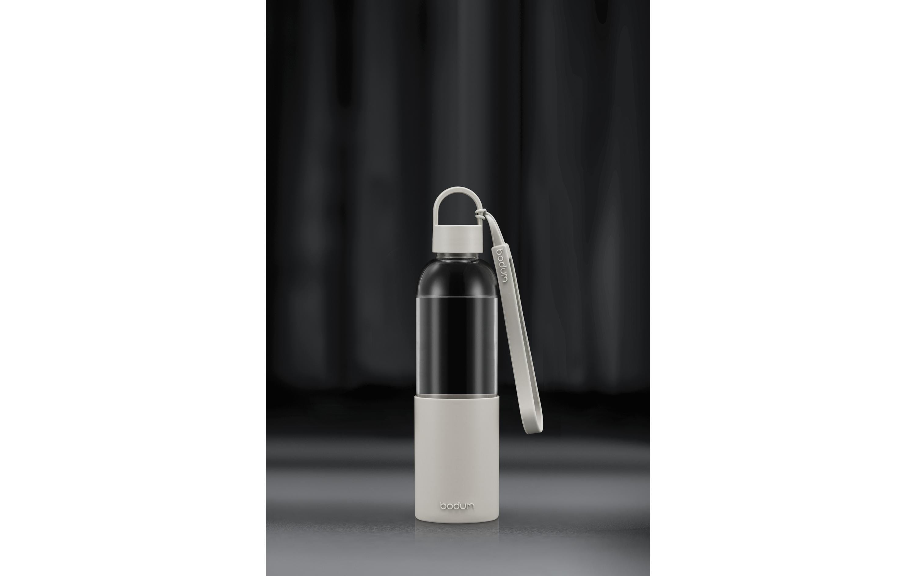 Bodum Trinkflasche Melior 500 ml, Transparent/Weiss