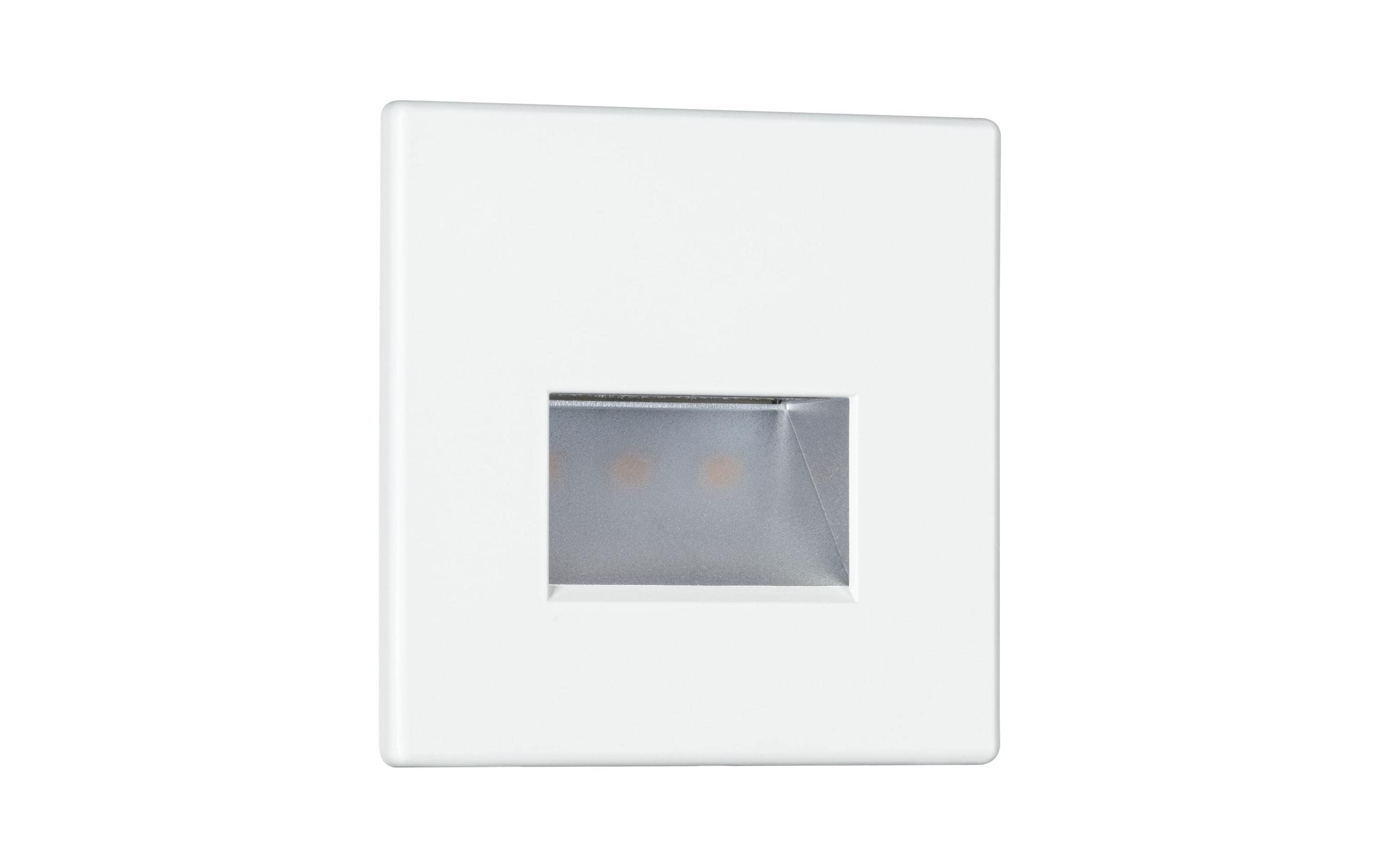 Paulmann Wandeinbauleuchte LED Edge Quadro, 1.2W, 2700K, Weiss Paulmann Wandeinbauleuchte LED Edge Quadro, 1.2W, 2700K, Weiss