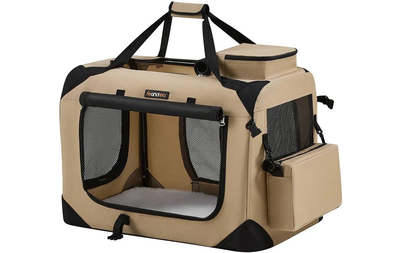 Feandrea Transportbox für Hunde & Katzen S