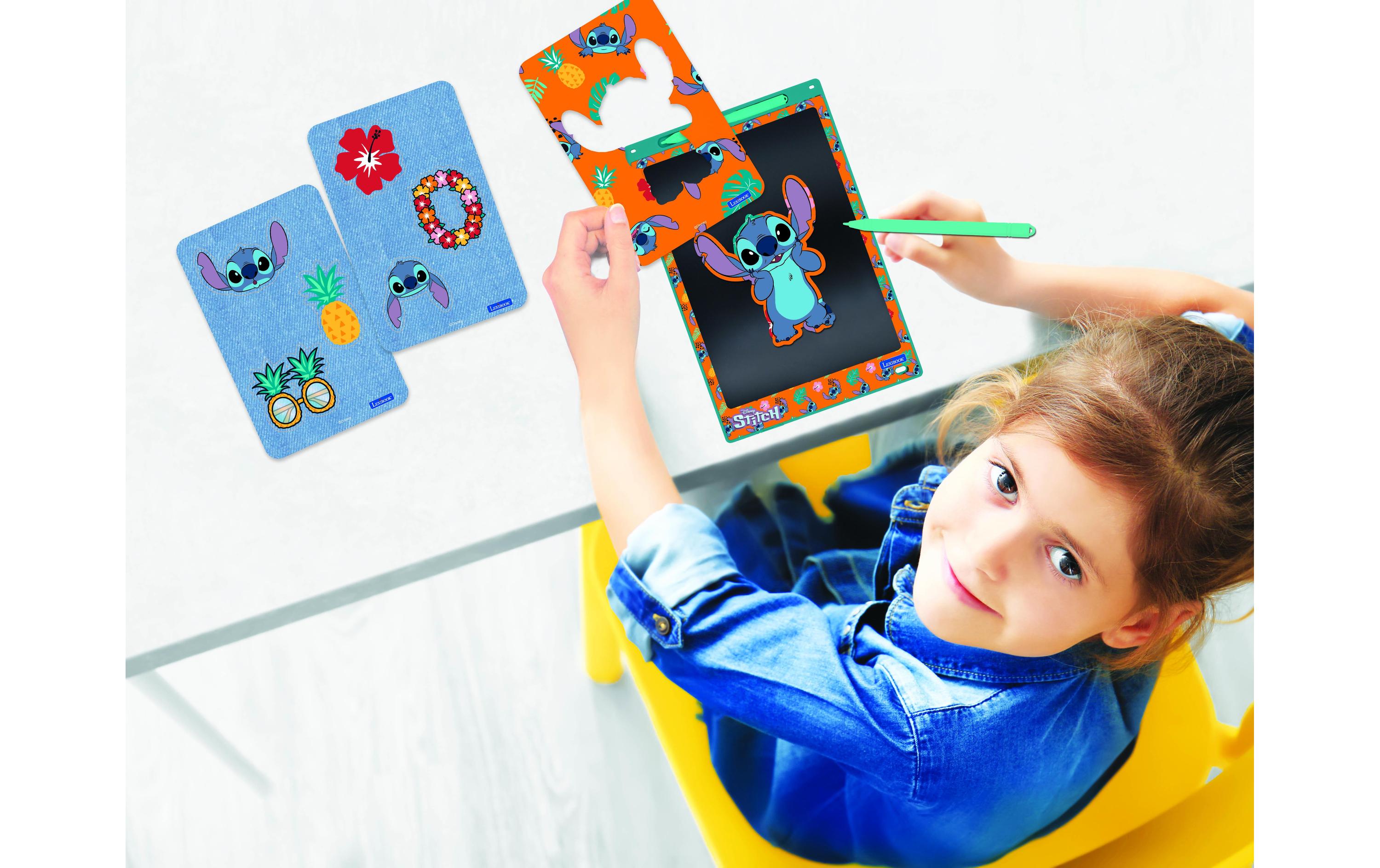 Lexibook Maltafel mit Stitch-Schablonen 28 cm Lexibook Maltafel mit Stitch-Schablonen 28 cm