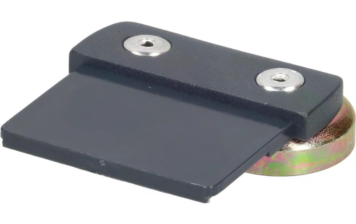 max connect Halterung mit Magnet, flach, CUBO, Anthrazit 2 Stück