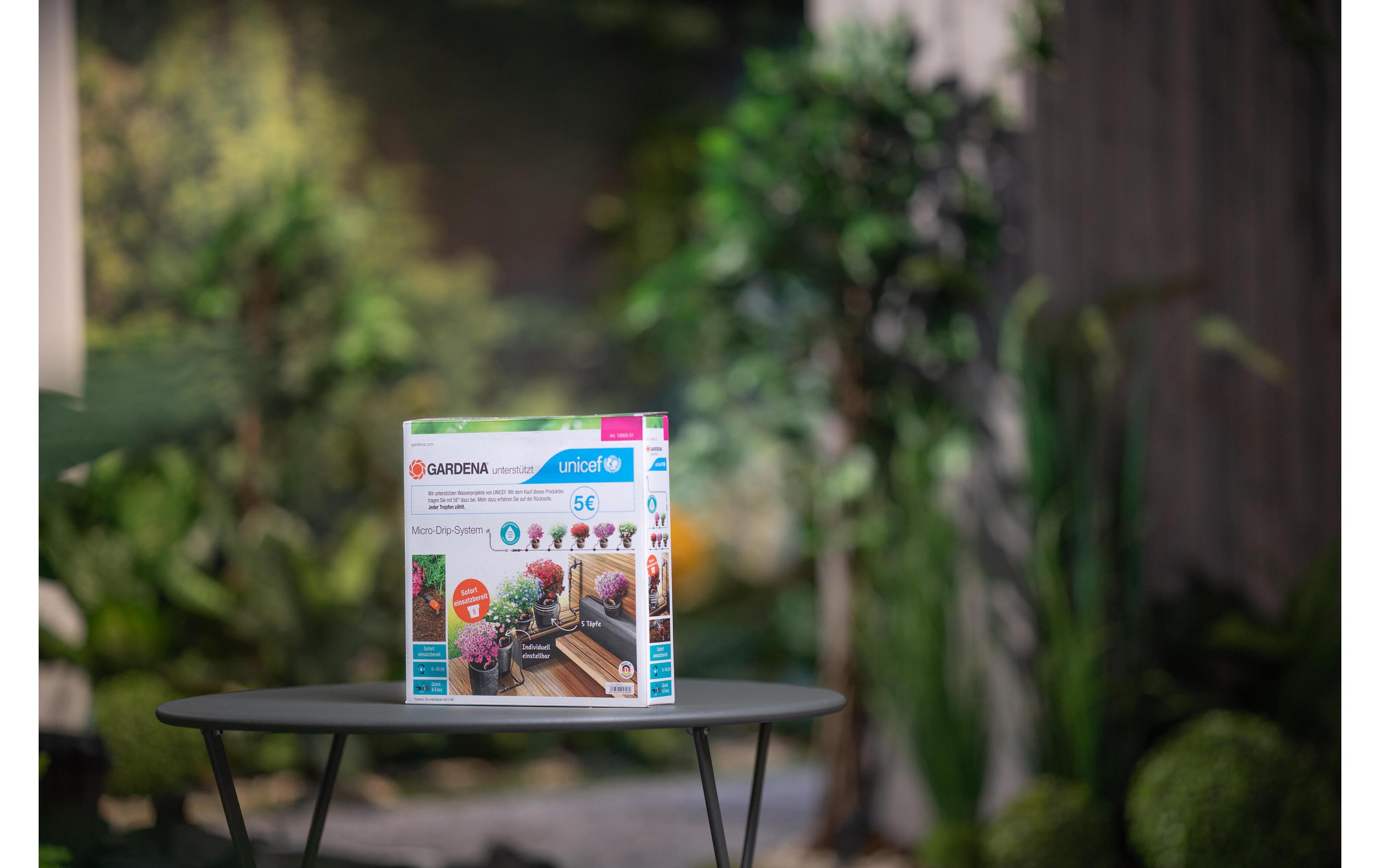 GARDENA Start-Set Tropfbewässerung für Pflanztöpfe Micro-Drip-System