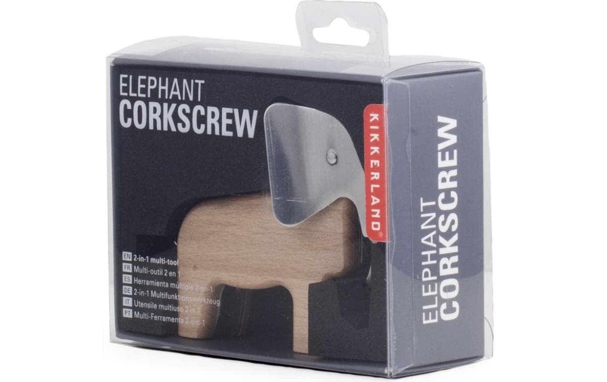 Kikkerland Flaschenöffner Elefant Hellbraun